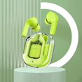 thumbnail image 1 of Wireless Earbuds, Bluetooth Headphones With Enc Noise Canceling Translucent Headphones, Hi-fi Dual Stereo Microphones Mini In-ear Earbuds Touch Contro, 1 of 5