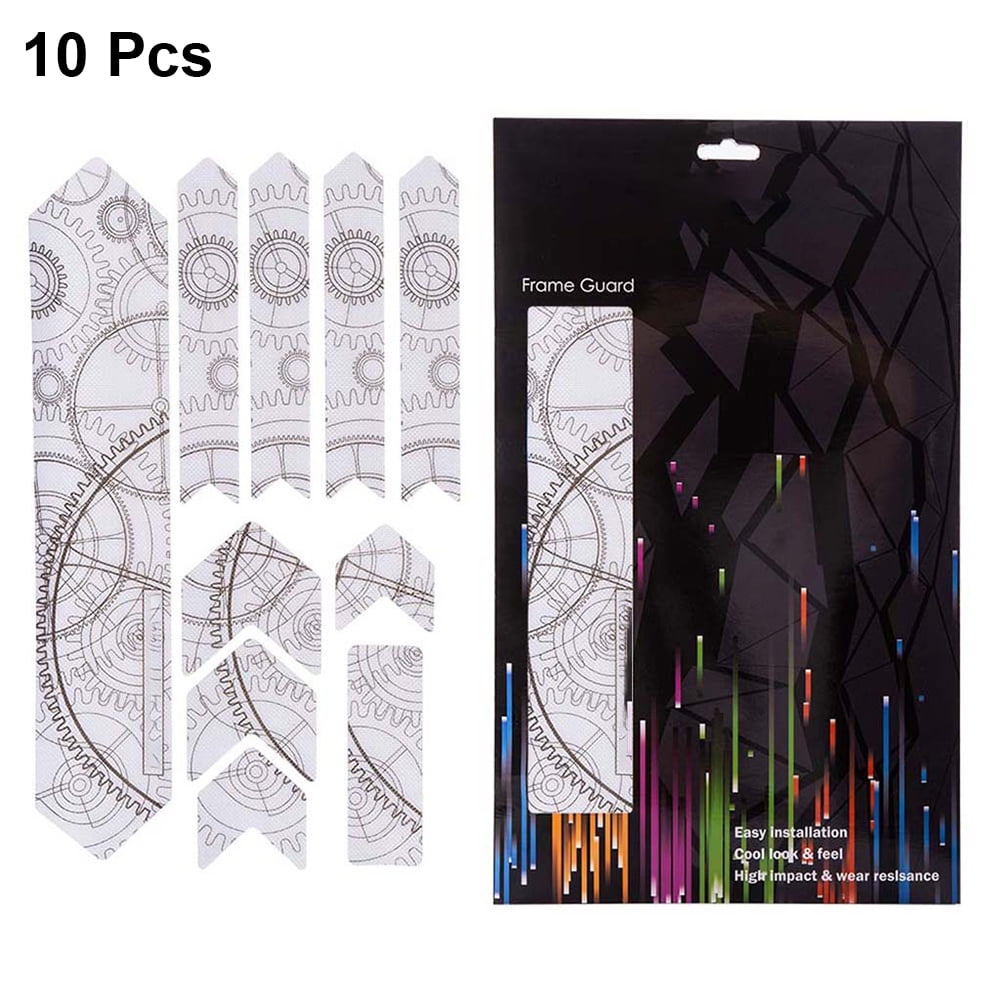 bicycle frame protection stickers