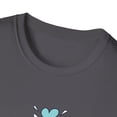 thumbnail image 3 of Aqua Heart Hands Men Women Love Graphic Novelty TShirt, 3 of 4