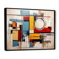 thumbnail image 2 of Designart "Colorful Geometric Atmosphere" Modern Geometric Floater Framed Wall Art Living Room, 2 of 5