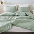 thumbnail image 2 of Juego de edredón Litanika Twin/Twin XL verde salvia con 1 funda de almohada, 2 of 8