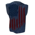 thumbnail image 2 of kpoplk Men's 4th of July American Flag Tank Tops 4th of July Shirts Casual Short Sleeved Gym Workout Tanks USA Flag Patriotic T-Shirts(Blue,XXL), 2 of 4