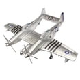 thumbnail image 3 of Esquirla 1:48 Fighter Building Kits Collection Plane Ornament DIY Airplane Handcrafts Argent, 3 of 8