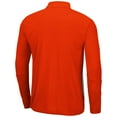 thumbnail image 3 of Men's Colosseum Heathered Gray/Orange Clemson Tigers Prospect Quarter-Zip Jacket, 3 of 3