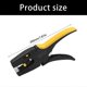 thumbnail image 3 of Multifunctional Wire Stripper Crimper Cable Cutter Pliers Professional Electrical Wire Stripping Tool Multipurpose Yellow, 3 of 4