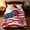 C, variant on 4th of July Patriotic Throw Blanket, American Flag & Fireworks Plush Blanket