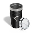 thumbnail image 4 of Lake Carroll Map Tumbler Travel Mug Insulated Laser Engraved Coffee Cup Illinois 20 oz Black, 4 of 5