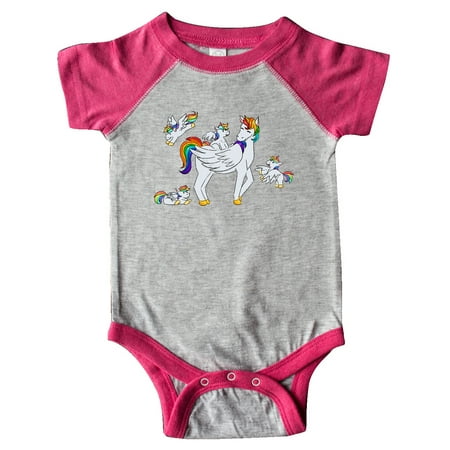 

Inktastic Cute Unicorn Family Gift Baby Boy or Baby Girl Bodysuit