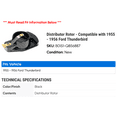 thumbnail image 2 of Distributor Rotor - Compatible with 1955 - 1956 Ford Thunderbird, 2 of 2