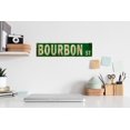 thumbnail image 4 of Bar Art Wall Decor Bourbon Decor Bourbon Street Sign Vintage Bourbon St Street Sign Cartel De Metal Rústico Para Decoración De Pared De 3.9 X 15.7 In, 4 of 5