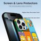 thumbnail image 3 of Funda Simpson de TPU para iPhone 16 Pro Max: ultrafina, a prueba de golpes, antiamarilleo, resistente a arañazos, compatible con carga inalámbrica, agarre mejorado, estilo negro., 3 of 7