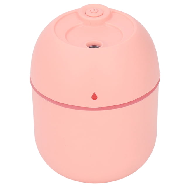 Mini Humidificador, Humidificador USB Eficiente Rosa Silencioso Con Luz Nocturna Para Dormitorio Para Coche