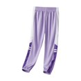 thumbnail image 5 of Girls Sweatpants Trendy Cute Elastic Waist Classic Fit Summer Casual Sports Jogger Pants Size 6 Years, 5 of 9