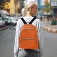 thumbnail image 7 of JIALIOU Mini Backpack Purse for Women Quilted Casual Daypack Small Travel Shoulder Bag, Basecamp Orange, 7 of 7