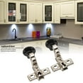 thumbnail image 3 of 50 Soft Close Hinges for Kitchen Cabinets Hidden Self Closing Cabinet Hinges, 3 Way Adjustability, Cold Rolled Steel Plate, 3 of 8
