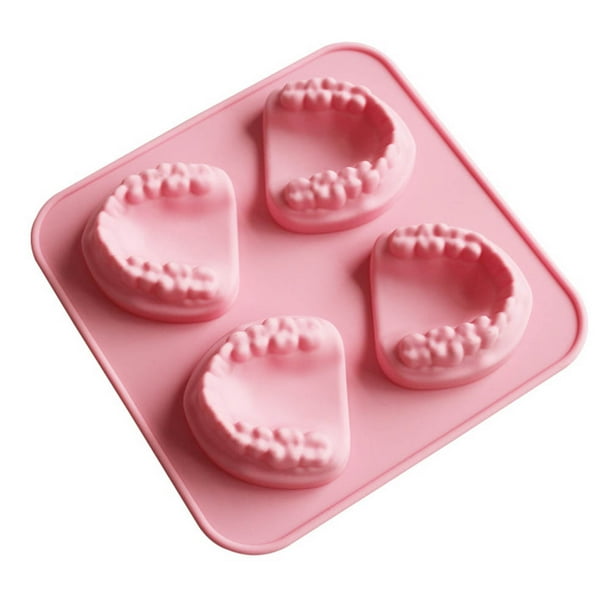 Moldes De Silicona, Molde De Celosía De Hielo Con Forma De Diente Para Cócteles De Whisky, Polos, Café Helado, Mojitos, Limonada De Menta