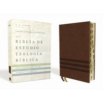 Nvi, Biblia de Estudio TeologÃa BÃblica, Interior a Cuatro Colores, Leathersoft, Café, Con Ãndice: Sigue El Plan Redento, (Hardcover)