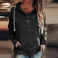 thumbnail image 1 of WREESH Sweat à Capuche pour Femmes avec Boutons et Col, Poches, Cordon de Serrage, 1 of 5