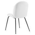 thumbnail image 5 of Side Dining Chair, Set of 2, Velvet, Metal Steel, White, Modern Contemporary Urban Design, Kitchen Room Cafe Bistro Restaurant Hospitality, 5 of 7