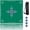 Green, variant on Mahjong Mat and Coasters Set, 32 x 32 Inch Anti Slip Table Cloth with Ancient Coin Pattern, Noise Reduction Surface for Poker, Bridge and Board Games, Includes Storage Bag - Pink