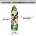 thumbnail image 5 of HELLHERO Ironing Board Cover Washable Flower Hummingbird Polyester Fiber Fabric for Gifts (15″X54″), 5 of 5