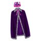 thumbnail image 2 of corona de rey, accesorios de disfraz para una fiesta de cumpleaños o cosplay. Niños Morado, 2 of 9