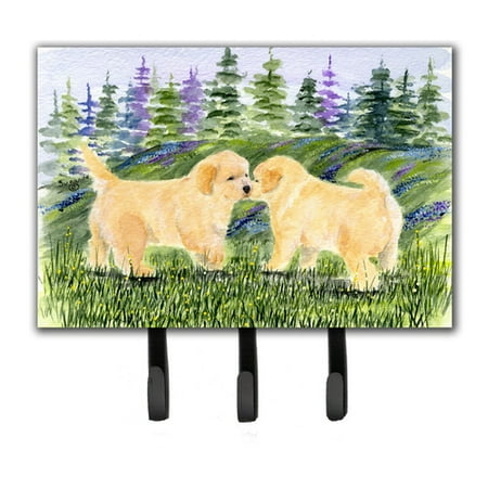 - Caroline's Treasures Golden Retriever Leash Holder and Key Hook