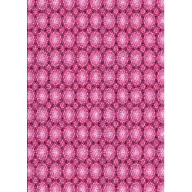 Ahgly Company Tapis d'Intérieur Lavables en Machine, Rectangle Rouge Framboise Transitionnel, 8' x 10'