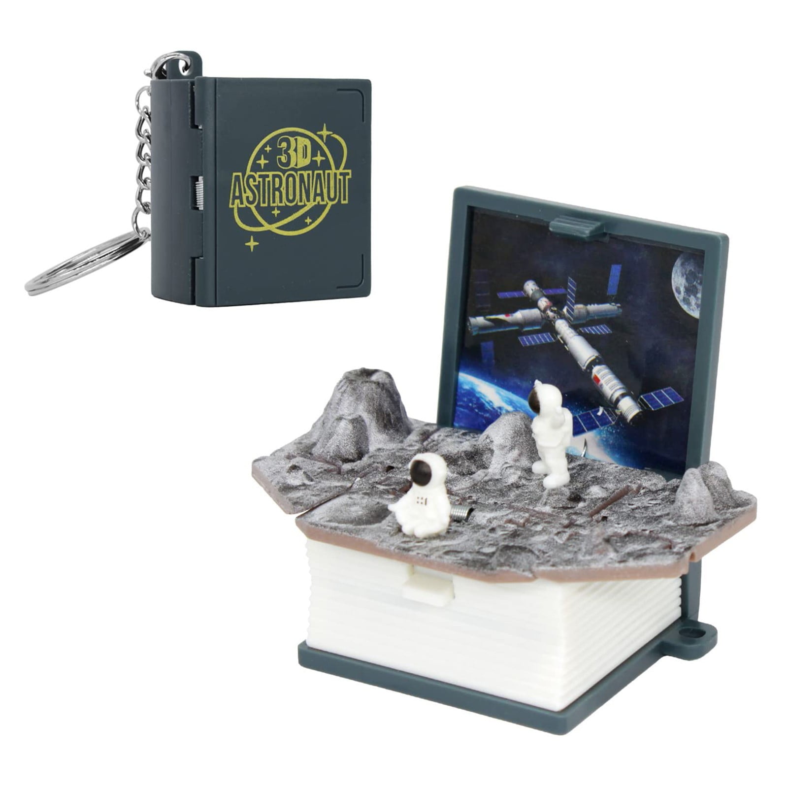 Surpriseebook 3D Mini Foldable Pop-Up Book Miniature Keychain of