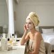 thumbnail image 5 of Gorro secador de pelo extragrande | Toalla suave y absorbente para el cabello | Turbante para secar el cabello para mujeres, 5 of 6