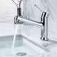 thumbnail image 2 of Modern Bathroom Faucet,Brass Bathroom Mixer Tap with Pull Out Spray,Hand Wash Basin Faucets,Hot and Cold Water Available,Chrome Plated, 2 of 5