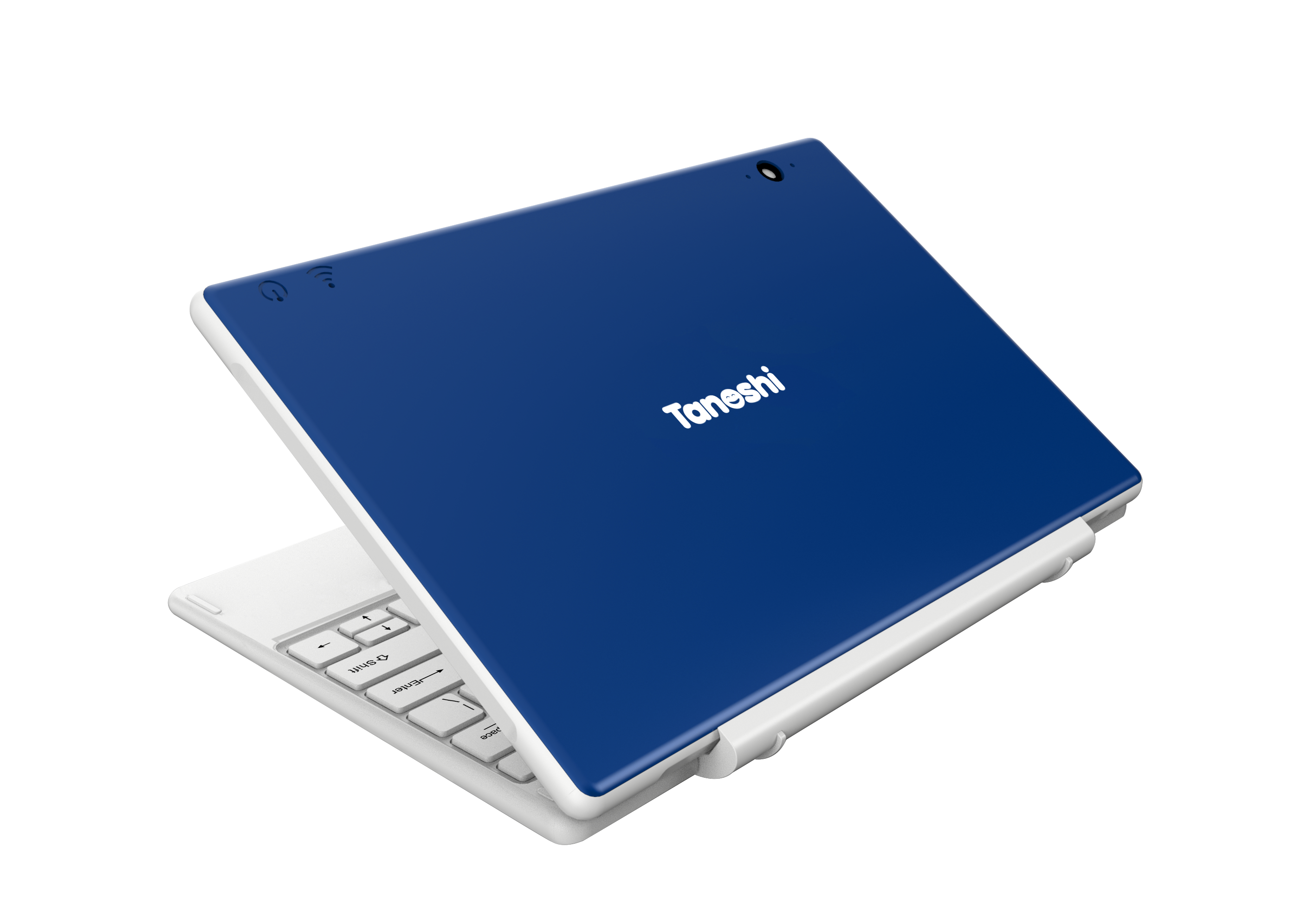 Tanoshi Scholar Kids Computer: a 2-in-1 Kids Android Laptop for Ages 6-12, 10.1" HD Touchscreen Display (Blue) - image 3 of 10
