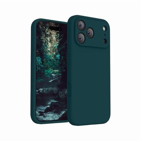 ZHU997 Magnetic for iPhone 17 Pro Max Case, Compatible with MagSafe, [Integrated Silicone Camera Control Button] [Camera Protection] Anti-Scratch Microfiber Lining Phone Case, 6.9", Teal
