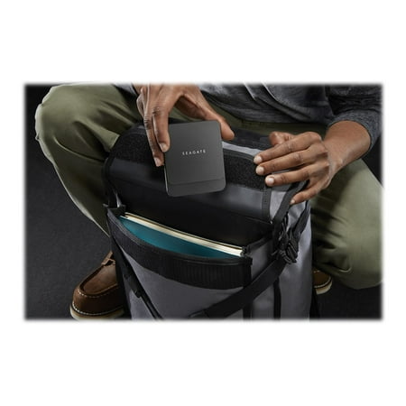 Seagate - Barracuda Fast 2TB External USB 3.0 Portable Solid State Drive - Black