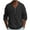 Black, variant on ZCFZJW Mens Casual Button V Neck Henley Shirts Big and Tall Regular Fit Solid Color Long Sleeve Cotton and Linen T-Shirts Lapel Collar Pullover Tops Beige M