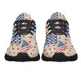 thumbnail image 5 of Baseball American Flag Us Shoes Women's Fashion Sneakers Tennis Running Shoes for Men Women Black Size 10, 5 of 7