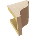 thumbnail image 6 of 5"W x 5"D x 5"H Wide Garner Rough Cedar Woodgrain TimberThane Corbel, Primed Tan, 6 of 6