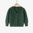 thumbnail image 2 of Gibobby Sweater Toddler Kids Girls and Boys 12 Months 2t 3t 4t Lightweight Soft Cardigan Sweater Casual Kids Winter Clothes(4-5 Years,Dark Green), 2 of 5