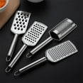 thumbnail image 2 of Hand Food Grater Cheese Parmesan Flat Lemon Zester Nutmeg Ginger O1T1 ., 2 of 9