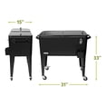 thumbnail image 4 of 80 qt. Black Chest Cooler with Bottle Opener, 4 of 5