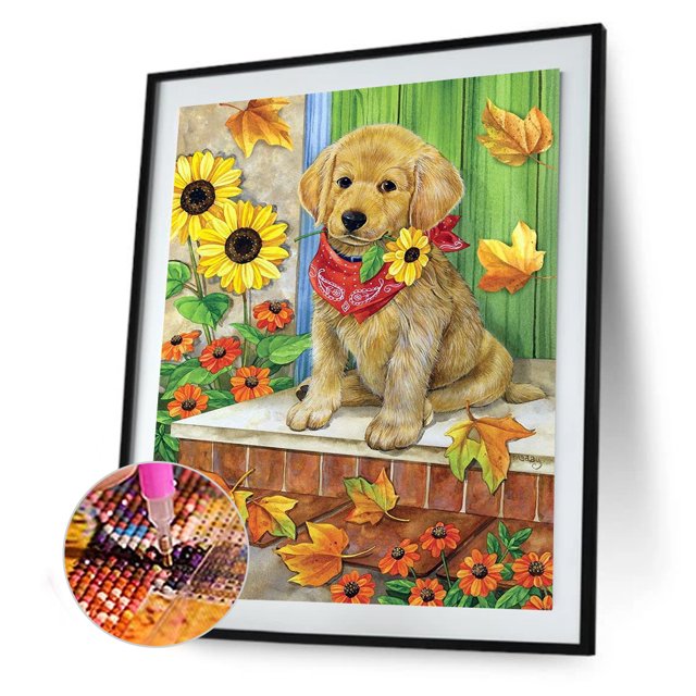 DIY diamante pintura cachorro completo taladro Rhinestone mosaico arte cuadro decoración del hogar Likrtyny decoración de arte