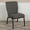 Charcoal Gray Fabric/Silver Vein Frame, variant on BizChair 20.5 in. Black Molded Foam Church Chair