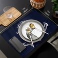 thumbnail image 7 of Placemat Minimalist Anchor Navy Blue Set of 4/6pcs Kitchen Coffee Accessories Coasters Home Dining Table r Linen Mats, 7 of 7
