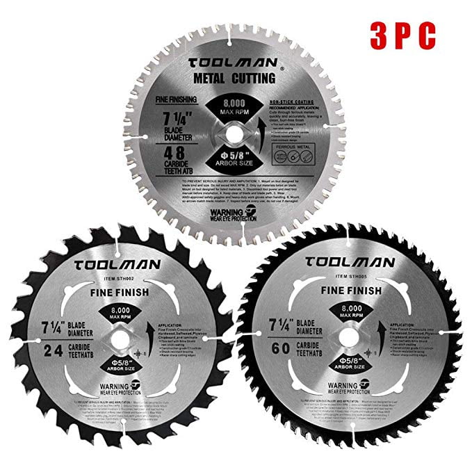 Toolman Premium Multifunctional CarbideTipped Circular Saw Blade