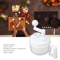thumbnail image 4 of Manual Food Chopper, Compact Hand Crank Food Chopper Stainless Steel Blade  for Dining Room, 4 of 8