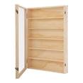 thumbnail image 5 of Wall-mountable Wooden Display Cabinet, Model Cars Display Case, Display Case for Minifigures Action Figures 67.4*50*9cm, 5 of 11