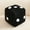 Black, variant on BotaniNest Funny Simulation Dice Pillow Cubic Cube Pendant Dolls Stuffed Soft Sofa Back Cushion Home (20cm/7.8 Inch)