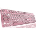 thumbnail image 1 of Teclado mecánico inalámbrico SEUNKWANG TK950 de 104 teclas, rosa, 1 of 9