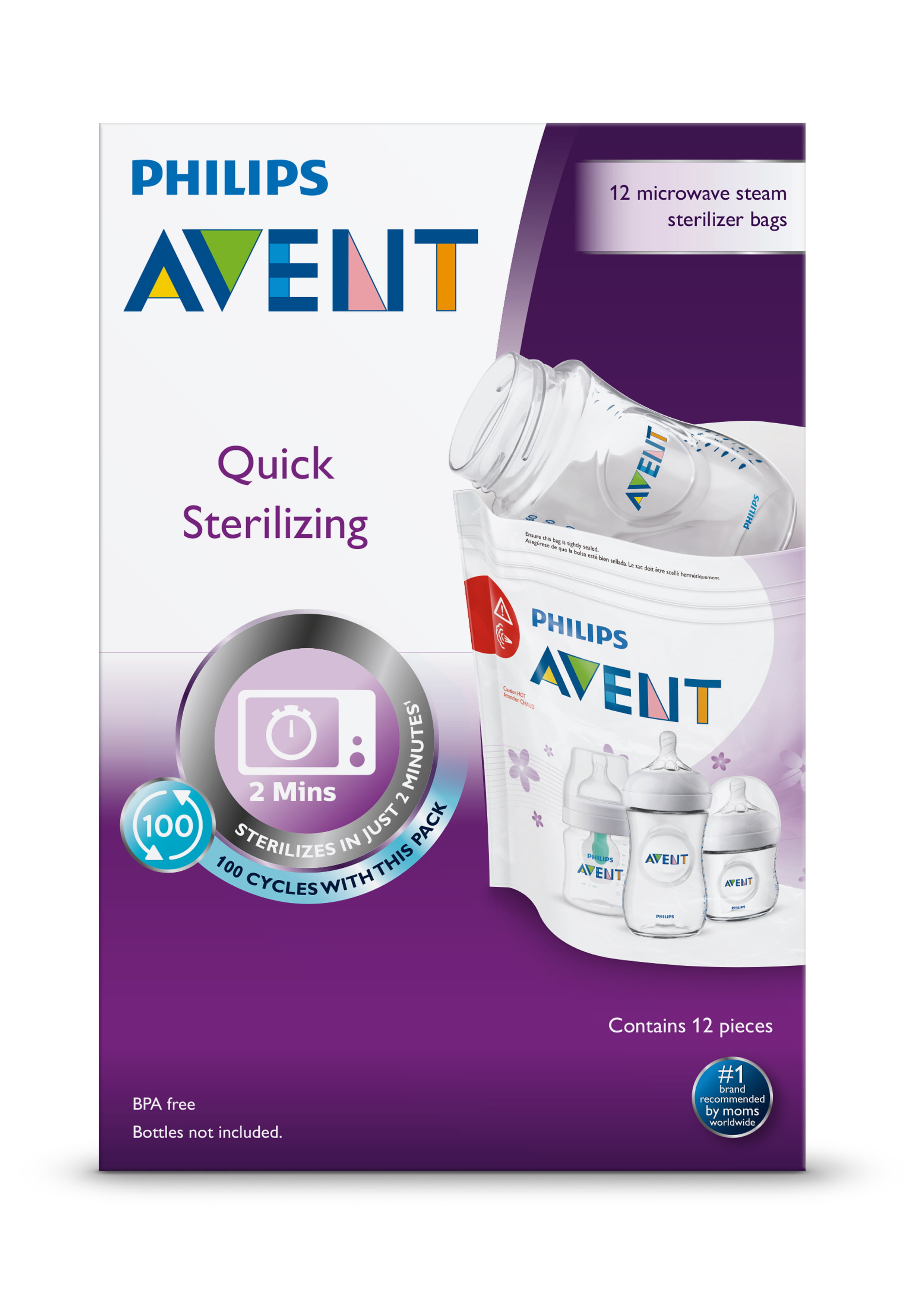 Buy Philips Avent Microwave Steam Sterilizer Bags x5 · USA