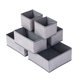 thumbnail image 1 of Caja de almacenamiento plegable descubierta de seis piezas Caja de comestibles Caja de almacenamiento de juguetes Caja de almacenamiento de ropa para el hogar, 1 of 6